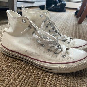 White Converse High top